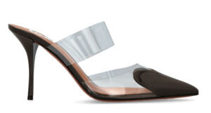 Alaia Coeur Heart Mule Heels